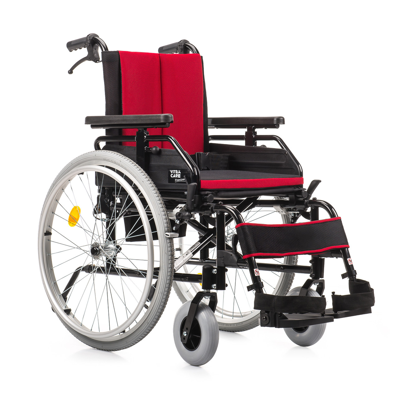 Инвалидная коляска Cameleon Red, Vitea Care (Сидение 41 см., Красный) - фото 1 - id-p70508693