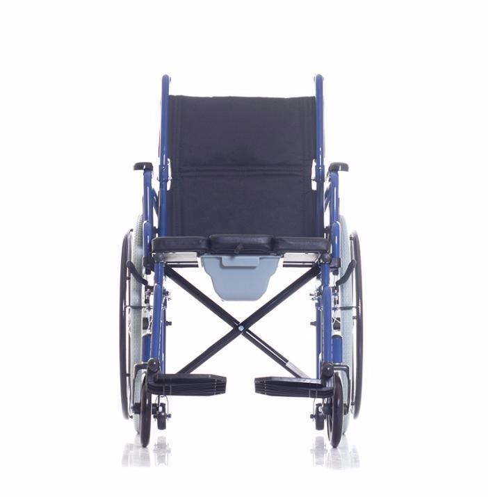 Инвалидная коляска с санитарным оснащением TU 55 (Сидение 46 см.) - фото 2 - id-p94220805
