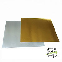 Подложка для торта золото/жемчуг 280х280 мм (1,5)