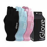 Сенсорные перчатки IGLOVE голубые, фото 4