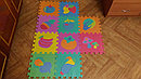 Коврик-пазл ''Фрукты'', детский, игровой, напольный развивающий, детские напольные коврики развивающие, фото 2