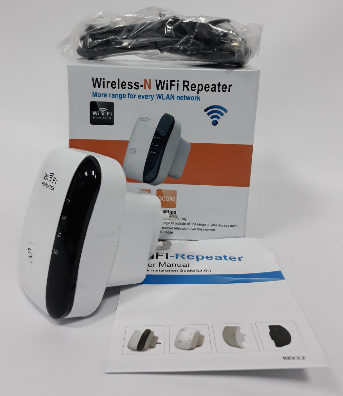 Расширитель Wifi сигнала Wireless WI FI Repeater Репитер ретранслятор усилитель сигнала Wifi - фото 1 - id-p94227531