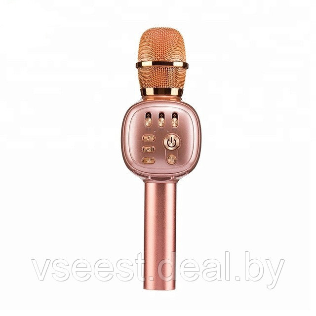 ORIG Портативная микрофон и колонка 2 в одном K310 (Bluetooth) Rose Gold - фото 1 - id-p94228455