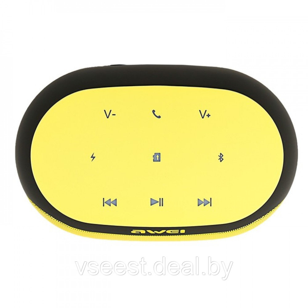 Беспроводная колонка AWEI Y200 Жёлтая Bluetooth - фото 4 - id-p94228461