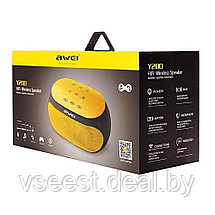Беспроводная колонка AWEI Y200 Жёлтая Bluetooth, фото 3