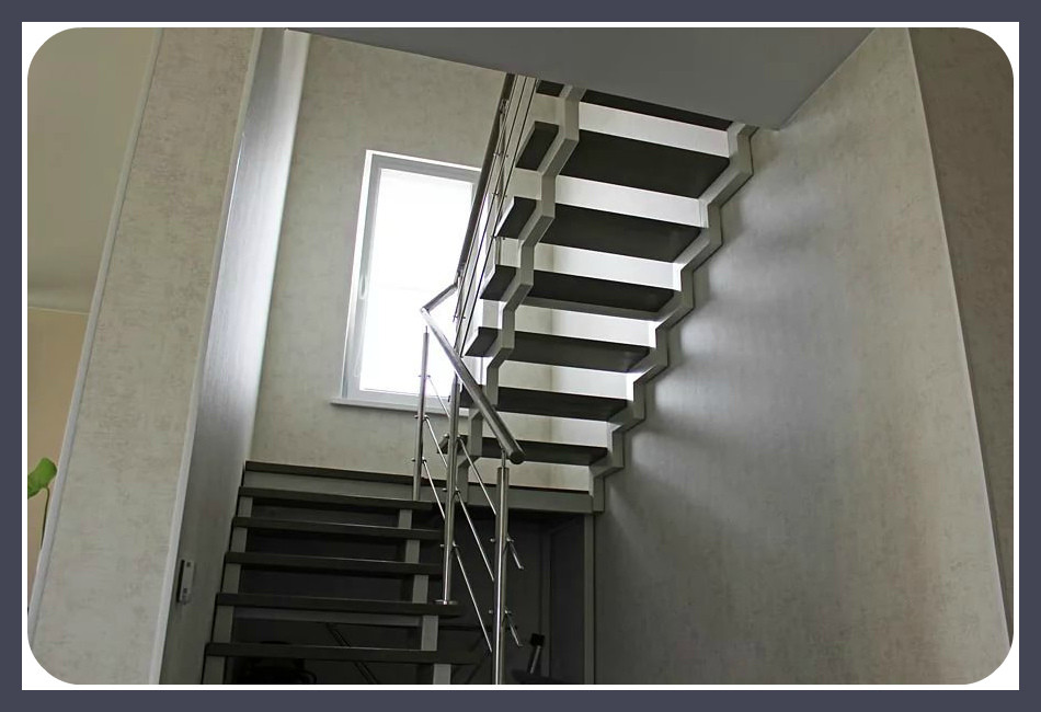 Каркасы лестниц, лестницы на металлокаркасе модель 26