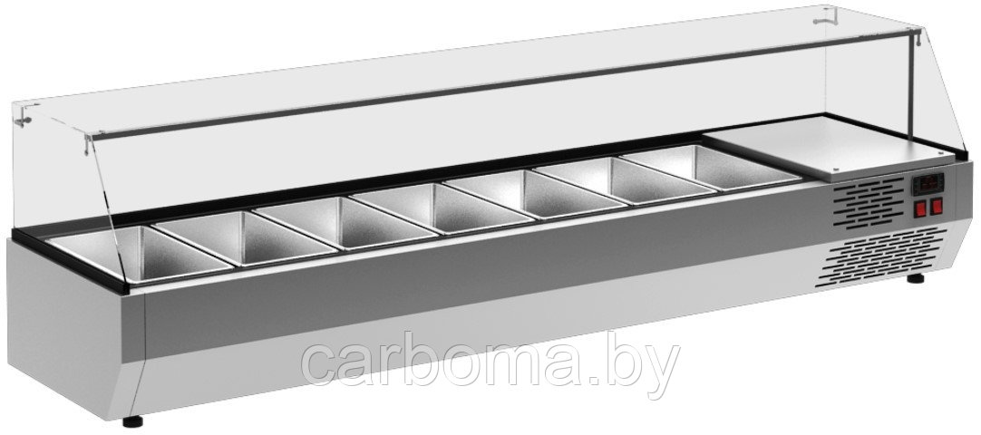 Витрина настольная Carboma А30 SM 1,3-G 0430 (+2…+10)