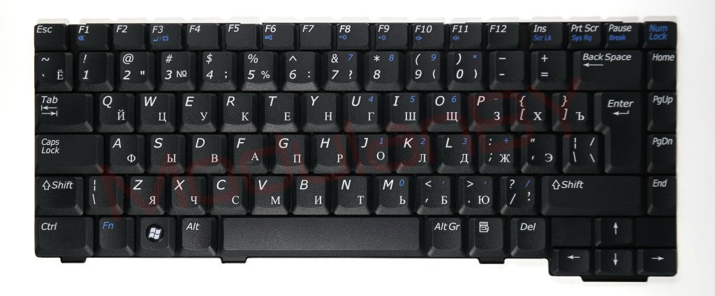 Клавиатура для ноутбука BENQ Joybook A52 и других моделей ноутбуков
