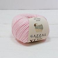 Пряжа Gazzal Baby Cotton XL 3411 нежно-розовый