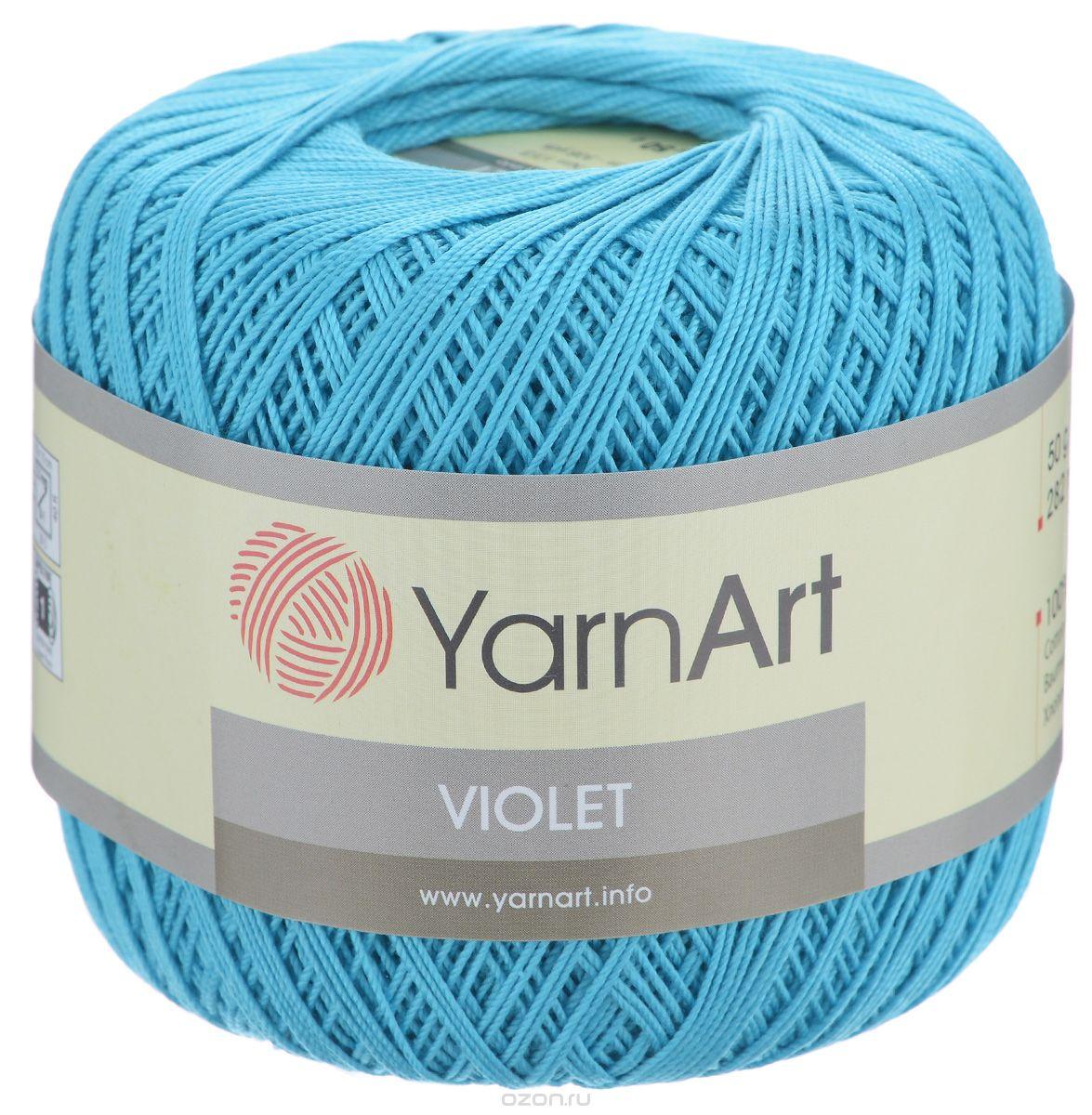 Пряжа YarnArt Violet цвет 08 бирюзовый