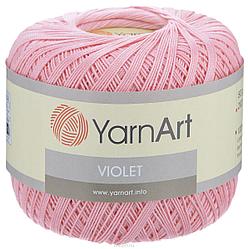 Пряжа YarnArt Violet цвет 6313 розовый
