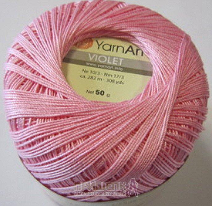Пряжа YarnArt Violet цвет 6313 розовый - фото 2 - id-p94243016