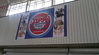 Баннерная реклама на Комаровском рынке, баннерная растяжка, печать на баннере виниловом