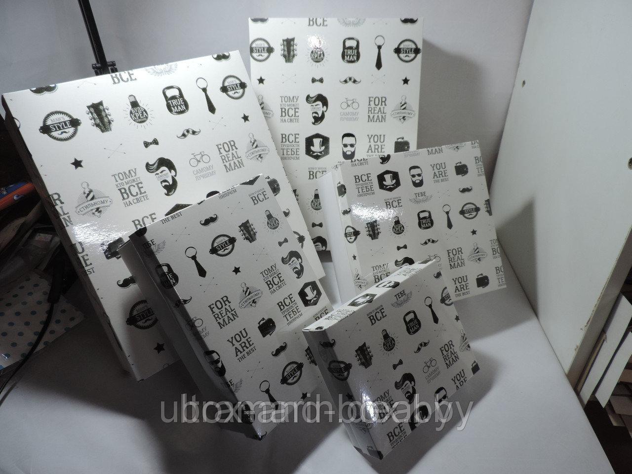 Коробка подарочная (размер 22*18*7) Real Man - фото 1 - id-p94280800