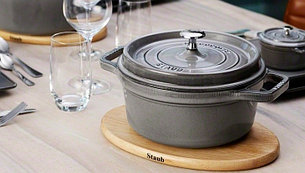 Подставка под горячее STAUB Деревянная, магнитная, овальная, фото 2