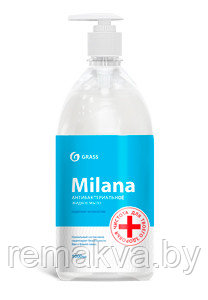 Жидкое мыло "Milana антибактериальное" с дозатором (флакон 1000 мл)  	, фото 2