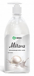Жидкое крем-мыло Milana жемчужное с дозатором (флакон 1000 мл), фото 2