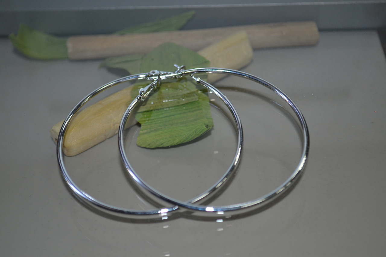 Серьги кольца