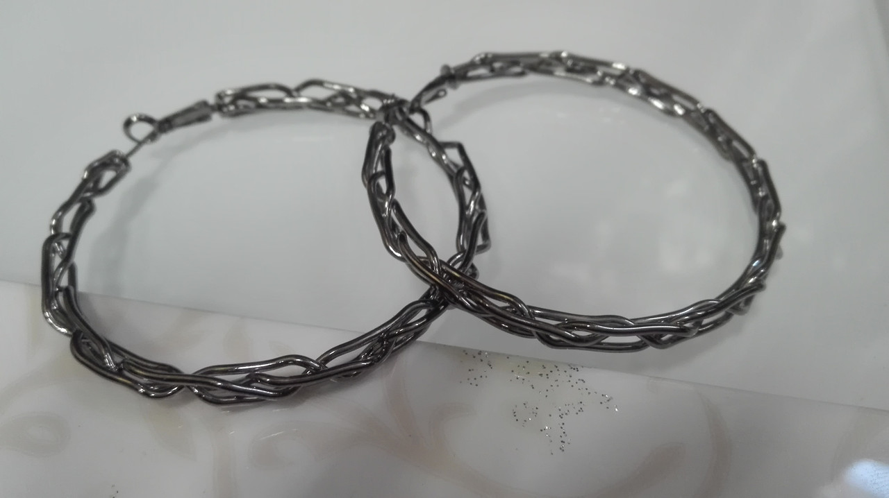 Серьги кольца