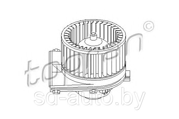 Вентилятор отопителя GOLF 4/ OCTAVIA