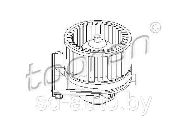Вентилятор отопителя GOLF 4/ OCTAVIA - фото 1 - id-p94297005