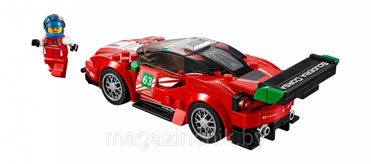 Конструктор Speed Champions Феррари 488 GT3 Scuderia Corsa 10943, аналог лего 75886 - фото 4 - id-p94298592