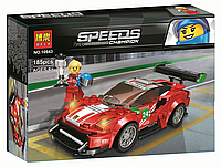 Конструктор Speed Champions Феррари 488 GT3 Scuderia Corsa 10943, аналог лего 75886