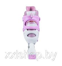 Роликовые коньки раздвижные MaxCity Volt pink 35-38, фото 3