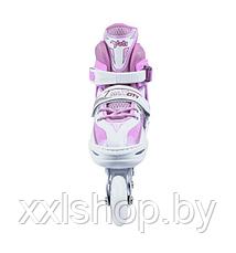 Роликовые коньки раздвижные MaxCity Volt pink 35-38, фото 2
