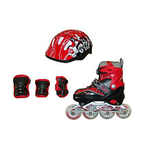 Ролики с защитой MaxCity Volt red 35-38, фото 2