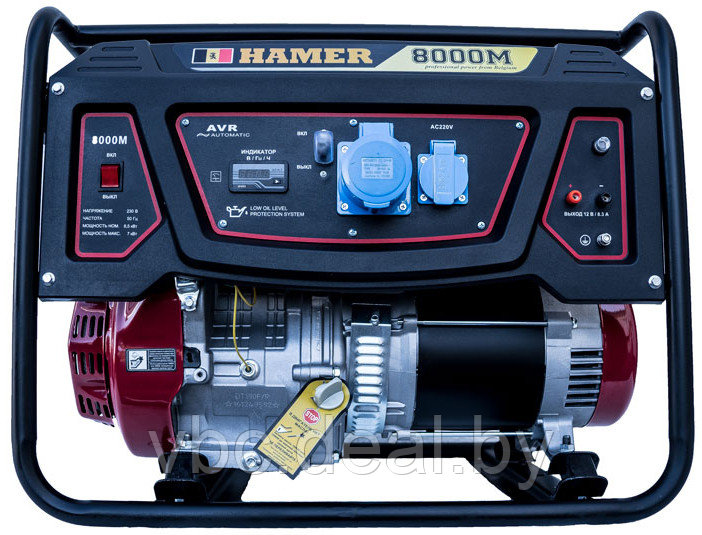 Бензогенератор HAMER 8000M с двигателем HONDA - фото 1 - id-p94313848