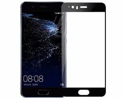 Защитное стекло для Huawei P10 (полноразмерное, чёрное)