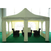 Полюсный тент-шатер 4x4м P44301 для выставок и торжеств, полиэстер - фото 1 - id-p94325708