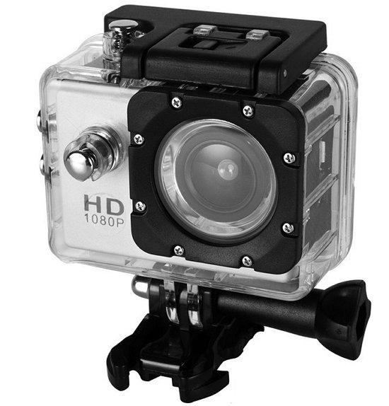 Экшн камера Sports Cam HD 1080P (Белый) - фото 2 - id-p94332343