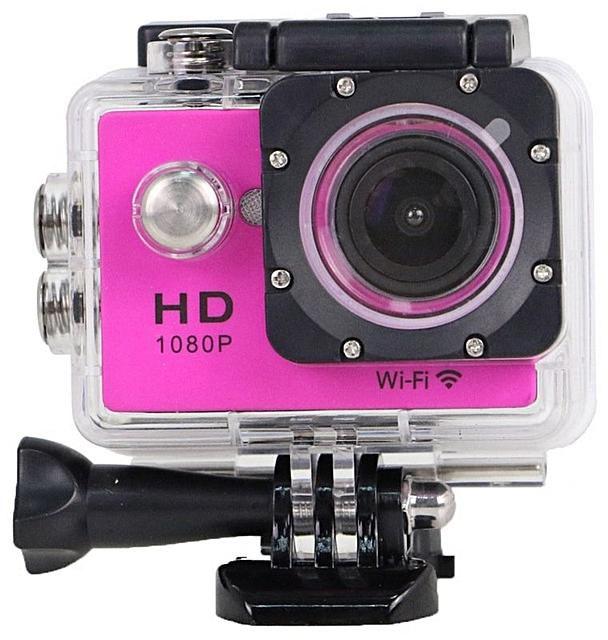 Экшн камера Sports Cam HD 1080P (Розовый)