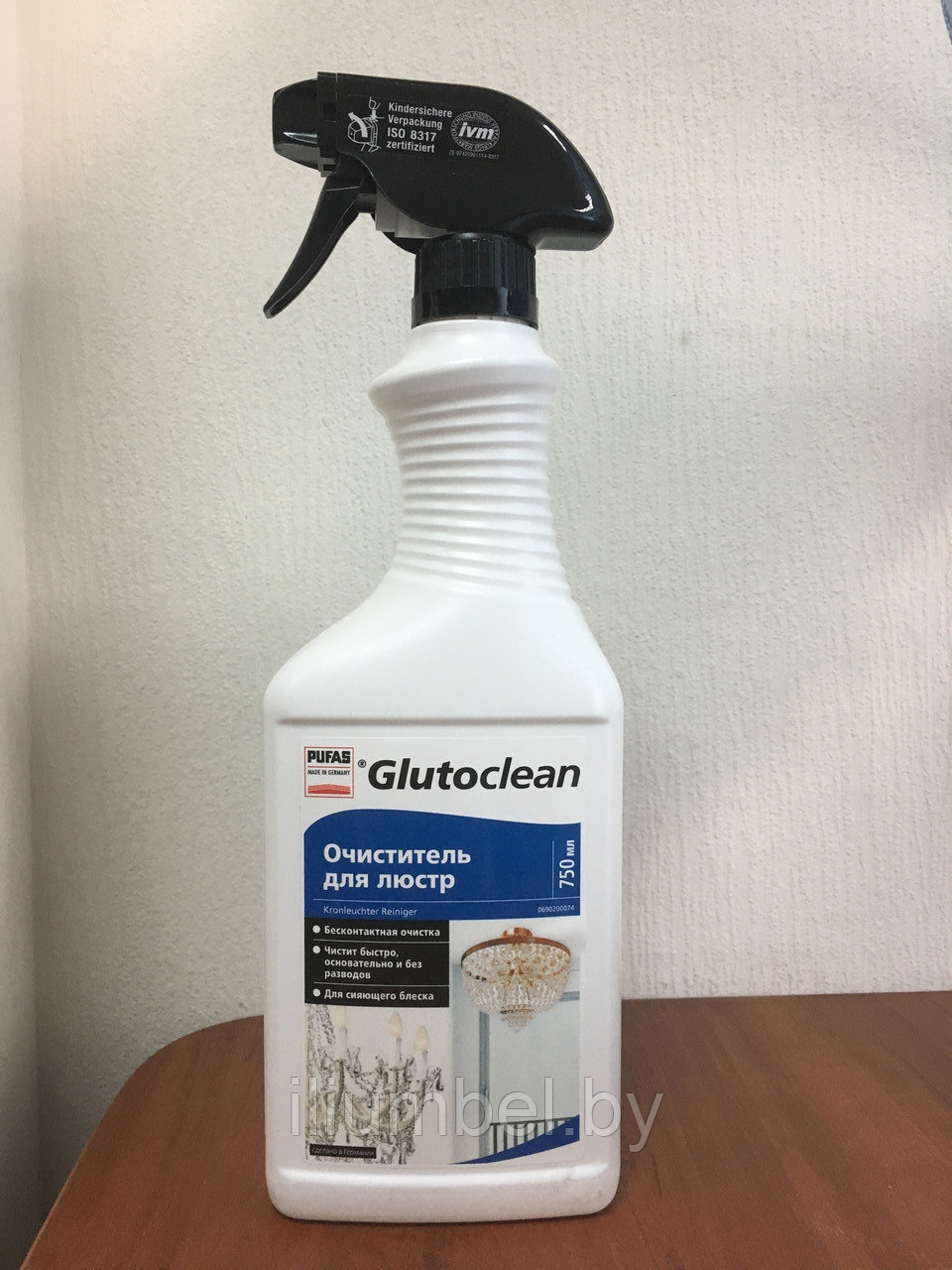 Очиститель для люстр Glutoclean 750 мл Германия бесконтактная чистка - фото 3 - id-p64895463
