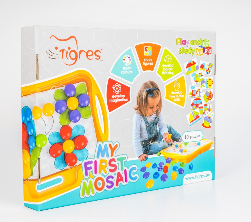 Развивающая игрушка "Моя первая мозаика" TIGRES - фото 1 - id-p94256820
