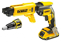 DeWalt DCF620D2K XR бесщёточный ленточный шуруповерт (с автоматической подачей саморезов), 30Нм, 2 х 2.0Ач,