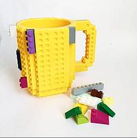 Кружка «LEGO» с конструктором желтая