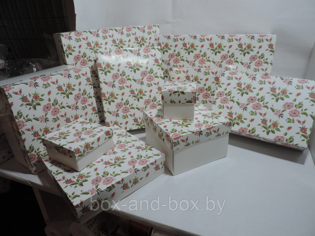 Коробка подарочная (размер 25*12*5) Полевые цветы - фото 1 - id-p94403920
