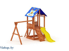 Детский спортивный комплекс для дачи Росинка-3 качели деревянные
