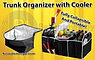 Складной органайзер для багажника автомобиля EZ Trunk Organizer  Cooler с 3 отделениями и термосумкой NEW, фото 6