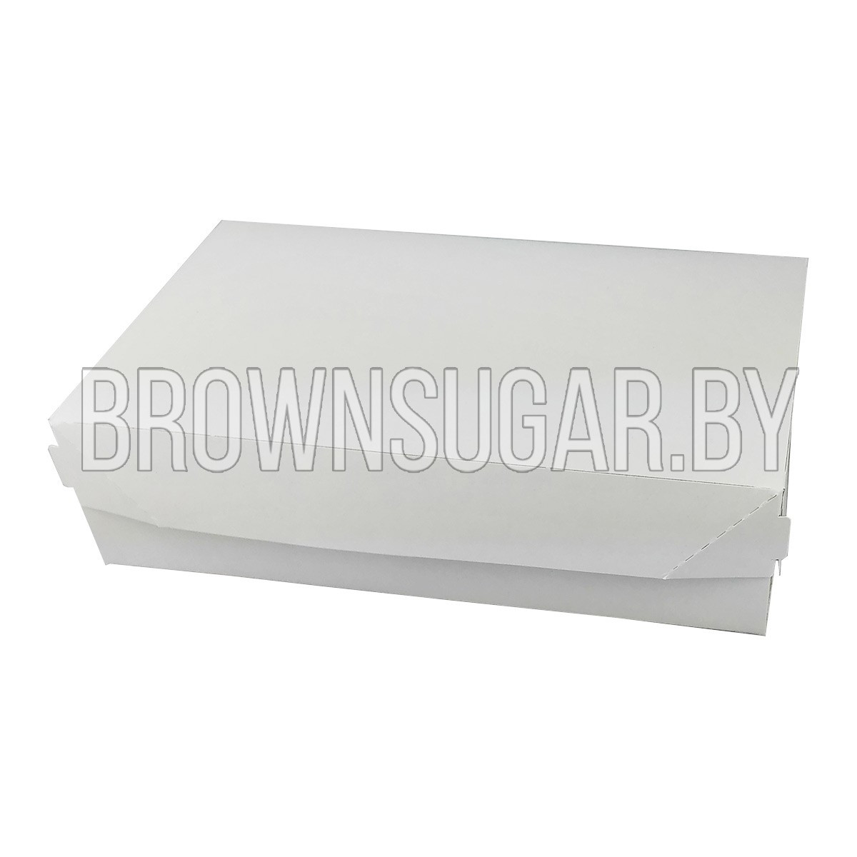 Коробка для транспортировки Eco cake 1900 White Pasticciere (Россия, белый картон, 230х140х60 мм) - фото 1 - id-p93396478
