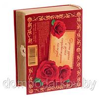 Подарочный набор в книге-шкатулке "С восхищением": сухоцветы и эссенция, аромат розы, фото 7