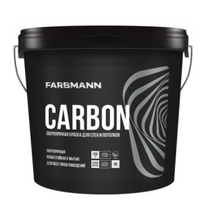 FARBMANN CARBON A, 9 л Матовая cверхпрочная латексная краска на акрилатной основе для внутренних работ - фото 1 - id-p94448129