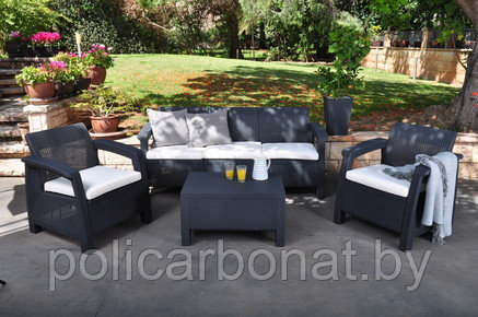Комплект пластиковой мебели KETER Corfu Triple Set - фото 4 - id-p4672490