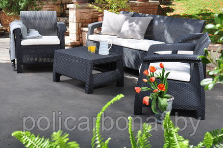 Комплект пластиковой мебели KETER Corfu Triple Set - фото 6 - id-p4672490