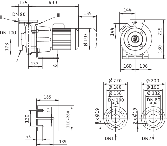 Насос Wilo BL 80/150-1,5/4 - фото 3 - id-p94489737