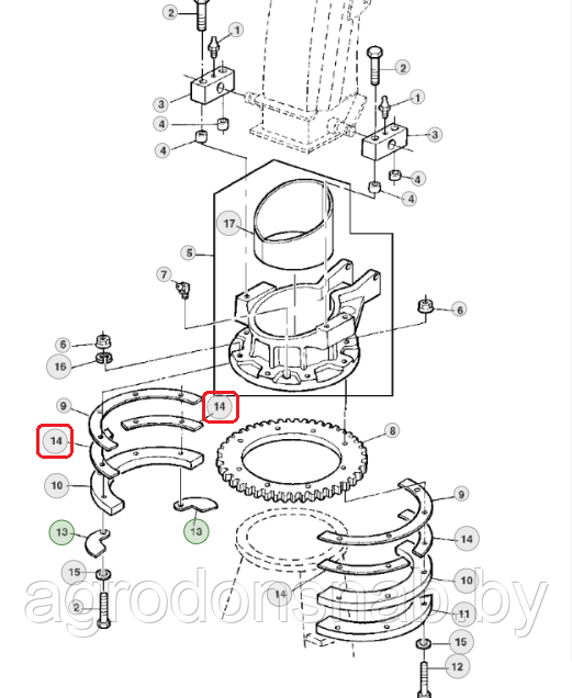 Скоба хобота Z67195