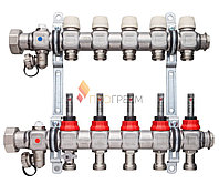 Коллектор распределительный Kermi Komfort 1" для 5 контуров